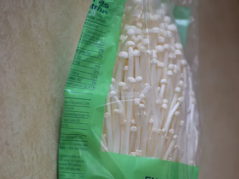 Enoki mushrooms